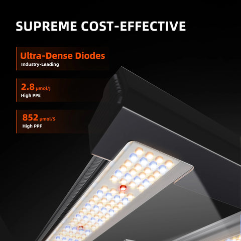 Spider Farmer G3000 300W Dimmbare Vollspektrum LED