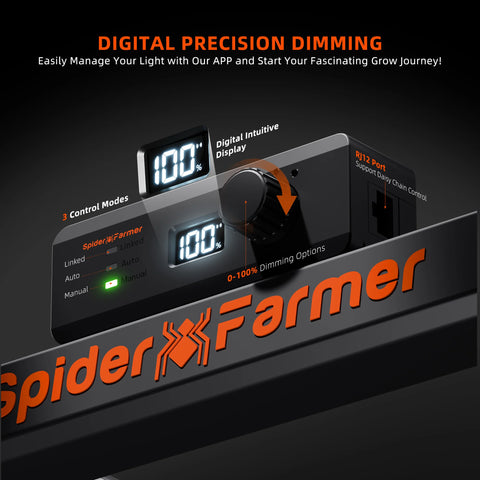 Spider Farmer G3000 300W Dimmbare Vollspektrum LED